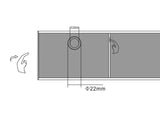 Sensor táctil para el encendido/apagado y regulación de tiras led y otras luminarias led con alimentación de DC12-24V