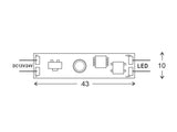 Nuevo Dimmer táctil con indicador luminoso de reducido tamaño para instalar en perfil que se conecta directamente a la tira led monocolor y permite regular la intensidad de luz de forma fácil y cómoda. Incluye efecto memoria, guarda la última posición elegida.