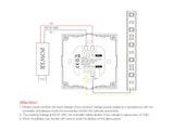 Controlador empotrable de panel táctil de gran calidad y cuidado diseño. Ideal para el control de la intensidad de las tiras Led monocolor. Se puede encender/apagar, ajustar el brillo, seleccionar diferentes efectos de iluminación y temporizador a través del panel táctil.