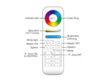 Mando a distancia RF 2.4Ghz. En combinación con un controlador compatible permite el control de cualquier tipo de tira led RGBW, RGB, CCT DUAL y MONO. Permite controlar hasta 8 zonas diferentes. Con teclado táctil.