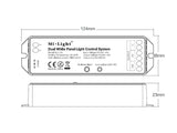 Controlador específico para paneles led con entrada DC30-40C, 900mA. En combinación con un mando permite regular la intensidad y temperatura, apagado/encendido de un panel led. Con un mismo mando es posible controlar todos los controladores a su alcance.