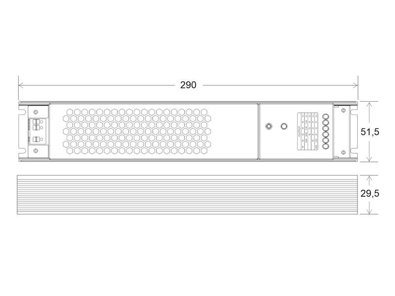 Un nuevo concepto de Controlador + Driver Led 100W integrado para cualquier tipo de tira led RGB+CCT, RGBW, RGB, CCT DUAL y MONO. En combinación del mando a distancia LD1051363 permite controlar hasta 8 zonas diferentes. Con autosincronización, transmite los comandos recibidos al resto de controladores a su alcance (30m) aumentando significativamente la distancia de la instalación. 