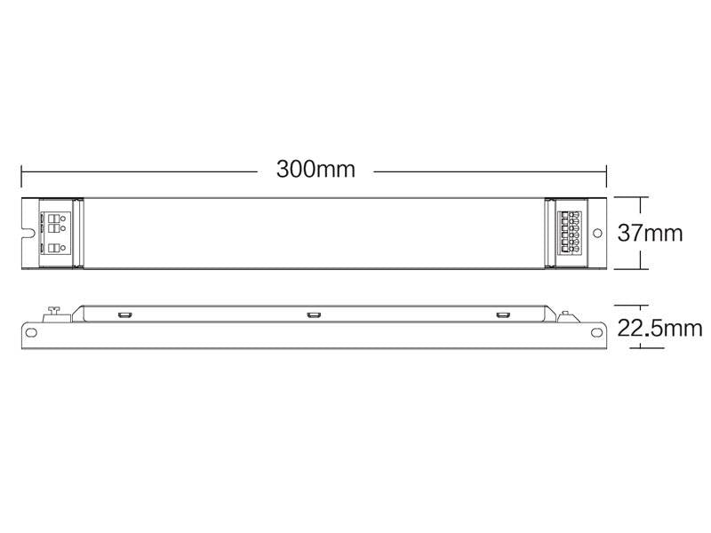 Controlador RGB+CCT específico para paneles LED. En combinación con un mando a distancia permite regular la intensidad, color y temperatura, apagado/encendido de un panel led. Con un mismo mando es posible controlar todos los controladores a su alcance.