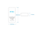 Kit que incluye controlador y mando a ditancia RF para tiras LED RGBW. Su mando a distancia de cuidado diseño y múltiples funciones: encendido/apagado, regulación de color de luz, intensidad, efectos, etc.