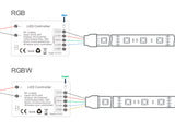 Controlador de altas prestaciones para cualquier tipo de tira led RGBW, RGB, CCT DUAL y MONO. En combinación del mando a distancia LD1051529 permite controlar hasta 4 zonas diferentes. Con autosincronización, transmite los comandos recibidos al resto de controladores a su alcance (20m) aumentando significativamente la distancia de la instalación. 