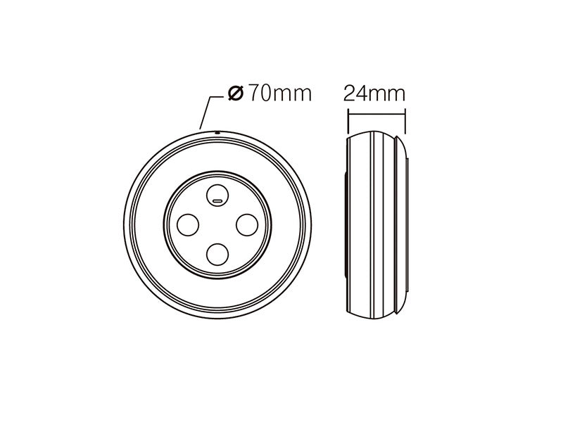 Mando de superficie con control táctil de gran calidad y cuidado diseño. Incorpora base magnética para instalar en cualquier superficie y facilitar la portabilidad. Ideal para el control de la intensidad de las tiras Led RGB+CCT. Se puede encender/apagar, ajustar la intensidad y seleccionas el color de luz. Se alimenta con 2 pilas tipo AAA.