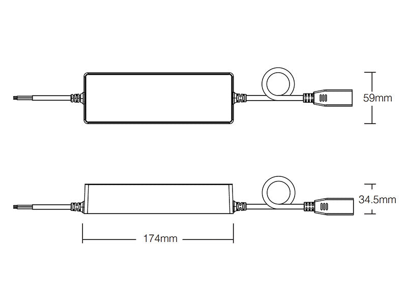 Controlador para tiras led monocolor de 220V. Permite su control con mando a distancia compatible, APP (Android o IOs) o por voz con Alexa mediante controlador compatible. Transmite los comandos recibidos al resto de controladores a su alcance (30m) aumentando significativamente la distancia de la instalación. 