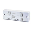 Controlador profesional que trabaja como receptor de diferentes emisores RF y transmisores WiFi. Control de 5 canales: RGBW, RGB, CCT DUAL, MONO.