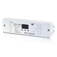 Decoder profesional DMX que trabaja como Decoder y permite controlar luminarias led con entrada DMX de voltaje constante (DC12-36V) tiras MONO o RGB, proyectores lineales DMX DC12-36V.