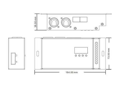 Nuevo concepto de decoder DMX que incorpora la nueva tecnología RDM de comunicación bidireccional de cara a la configuración, monitorización y ajuste de un sistema de iluminación espectacular.