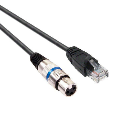 Cable RJ45-DMX hembra - 1m