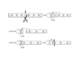 Cable conexión Jack Hembra con conector 2 Pin para tira led monocolor de 10mm de ancho