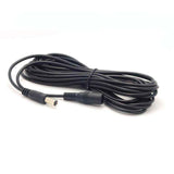 Cable alargador con conectores DC, 1 metro, negro