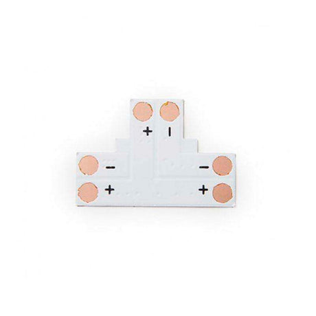 Conector T para tiras monocolor 2 Pin - 10mm