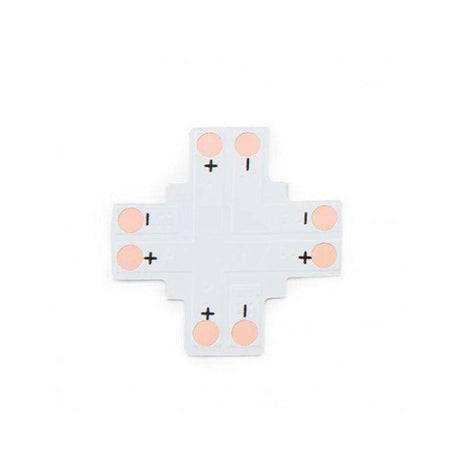 Conector X para tiras monocolor 2 Pin - 8mm