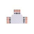 Conector T para tiras RGB 4 Pin - 10mm