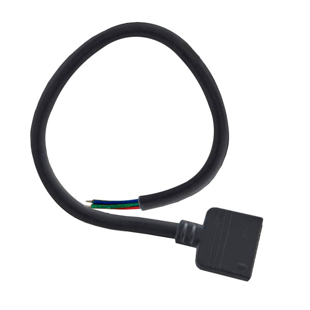 Cable redondo con conector hembra para la conexión directa de tiras LED RGB+CCT