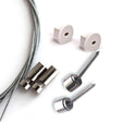 Completo kit que incluye todo lo necesario para colgar el perfil led ROUND.