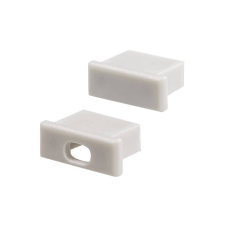 Kit que incluye las tapas de cierre derecha e izquierda del perfil led Barlis.