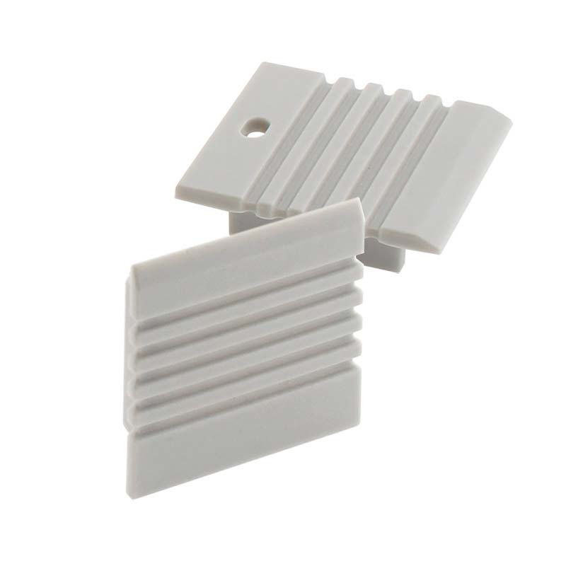 Kit que incluye las tapas de cierre derecha e izquierda del perfil led VART.