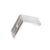 Clip montaje tira led para sujetar los perfiles KORK a cualquier superficie.