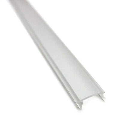 Cubierta de plástico para instalaciones personalizadas de tiras led. Permite realizar instalaciones profesionales, limpias y con estilo.