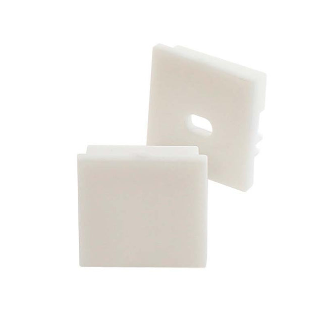 Kit que incluye las tapas de cierre derecha e izquierda del perfil led ALKAL.