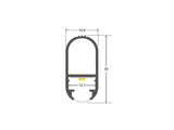 Perfil de aluminio para proteger y ocultar las tiras led, lo que permite realizar instalaciones profesionales, limpias y con estilo.