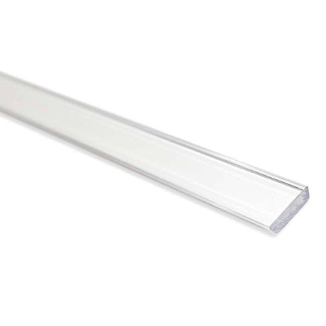Cubierta de plástico para instalaciones personalizadas de tiras led. Permite realizar instalaciones profesionales, limpias y con estilo.