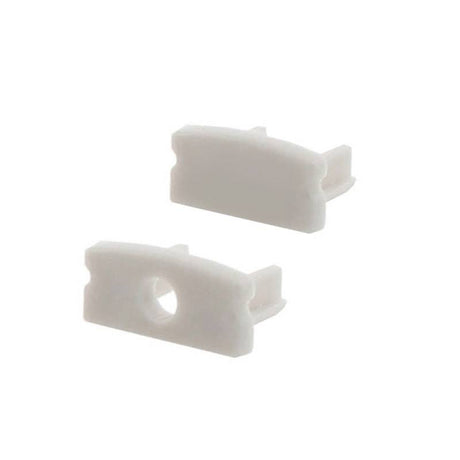 Kit que incluye las tapas de cierre derecha e izquierda del perfil led BARLIS.