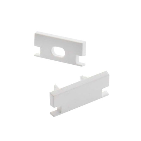 Kit que incluye las tapas de cierre derecha e izquierda del perfil led HARDY.