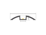 Kit que incluye perfil de aluminio, cubierta opal y tapas laterales. Para proteger y ocultar las tiras led, lo que permite realizar instalaciones profesionales, limpias y con estilo.