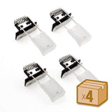 Set de 4 CLIPs para la instalación del perfil de aluminio OSIC / TEITO en falsos techos.