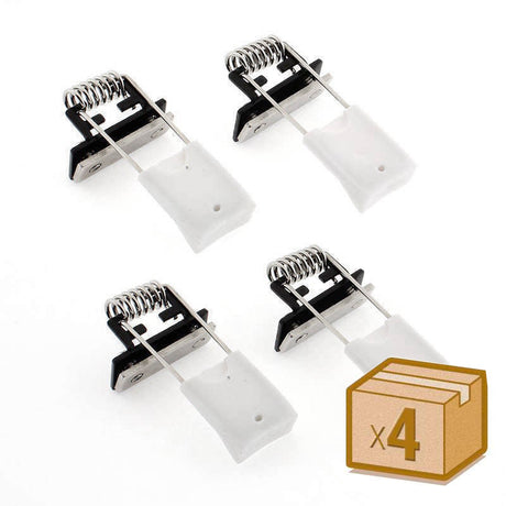Set de 4 CLIPs para la instalación del perfil de aluminio OSIC / TEITO en falsos techos.