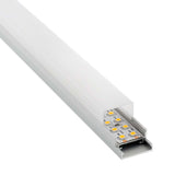 Perfil de aluminio para proteger y ocultar las tiras led, lo que permite realizar instalaciones profesionales, limpias y con estilo.