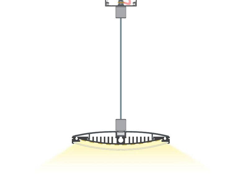 Kit que incluye perfil de aluminio de ancho especial con capacidad para aloja 10 tiras led de 10mm, cubierta opal y tapas laterales. Para proteger y ocultar las tiras led, lo que permite realizar instalaciones profesionales, limpias y con estilo.