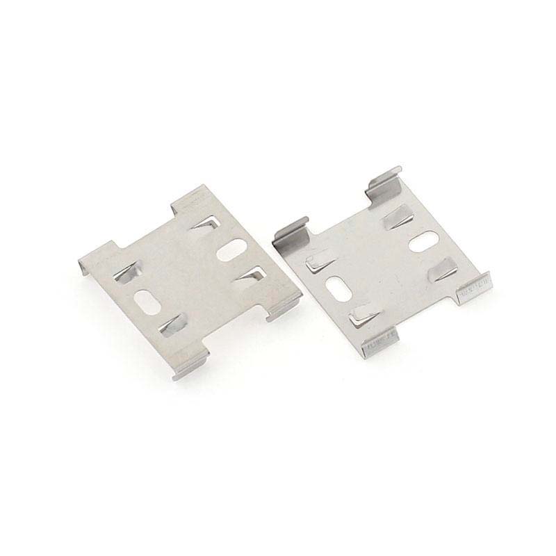Set de 2 Clips de montaje para fijar el perfil led a cualquier superficie.