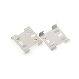 Set de 2 Clips de montaje para fijar el perfil led a cualquier superficie.