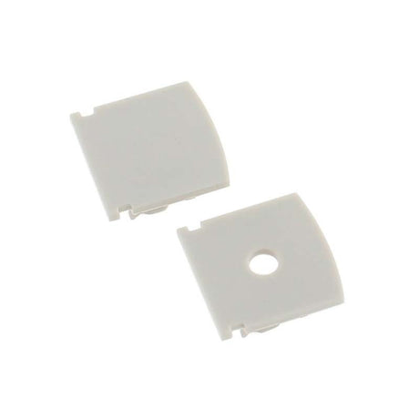 Kit que incluye las tapas de cierre derecha e izquierda del perfil led BOLL.