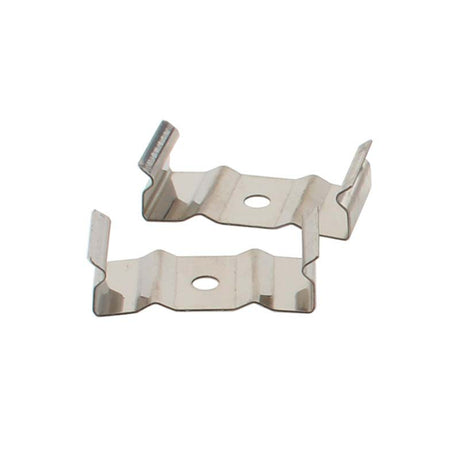 Clip montaje tira led para sujetar los perfiles led a cualquier superficie.