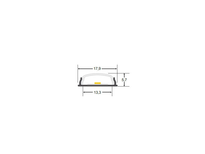 Kit que incluye perfil de aluminio flexible, cubierta opal y tapas laterales. Para proteger y ocultar las tiras led, lo que permite realizar instalaciones profesionales, limpias y con estilo.