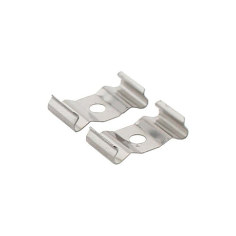 Clip montaje tira led para sujetar los perfiles led a cualquier superficie.