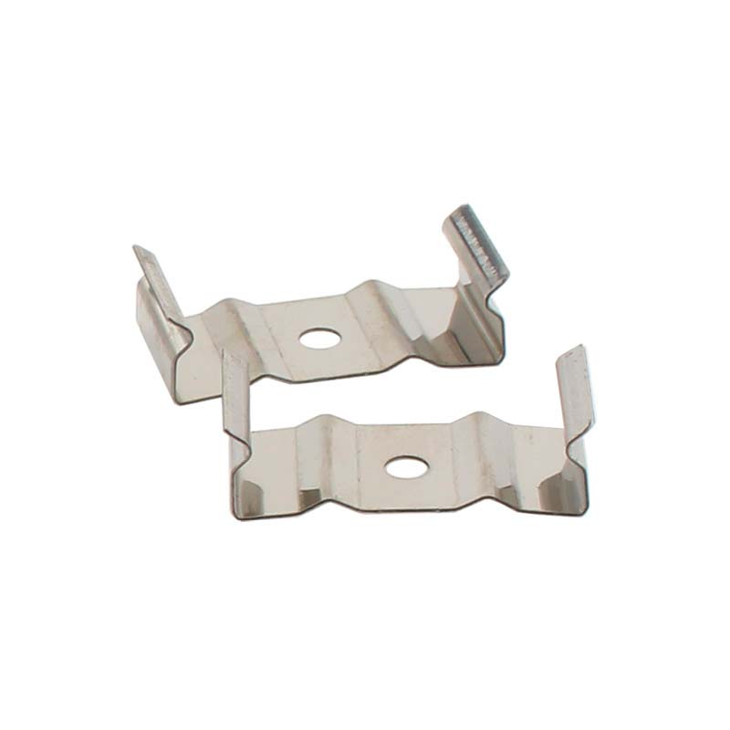 Clip montaje tira led para sujetar los perfiles led a cualquier superficie.