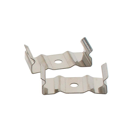Clip montaje tira led para sujetar los perfiles led a cualquier superficie.