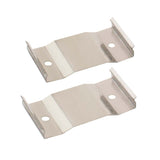Clip montaje tira led para sujetar los perfiles led a cualquier superficie. 1 unidad
