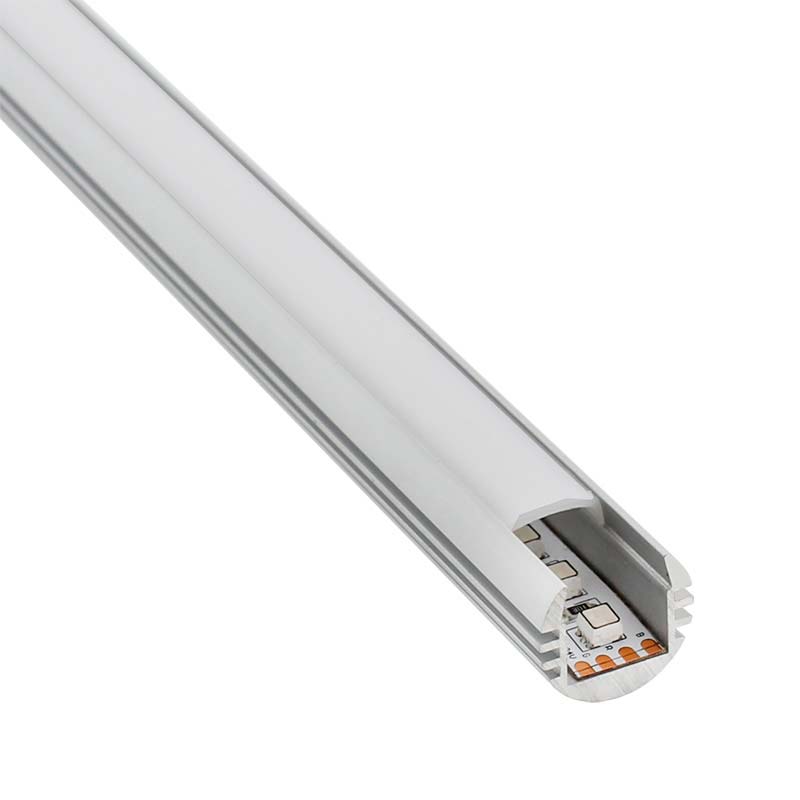 Perfil de aluminio para proteger y ocultar las tiras led, lo que permite realizar instalaciones profesionales, limpias y con estilo.