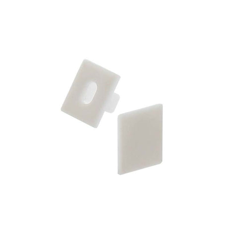 Kit que incluye las tapas de cierre derecha e izquierda del perfil led Skyrt.