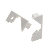 Kit que incluye las tapas de cierre derecha e izquierda del perfil led WARE.