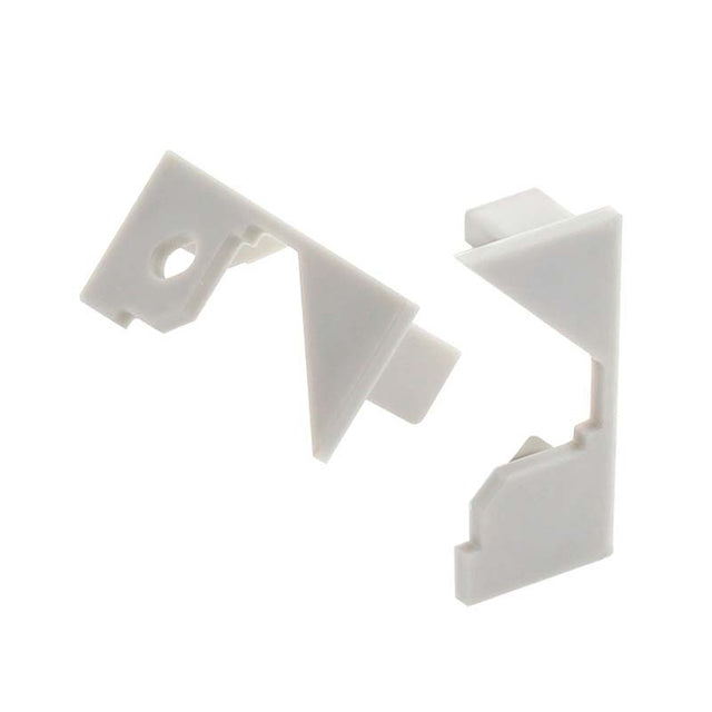 Kit que incluye las tapas de cierre derecha e izquierda del perfil led WARE.