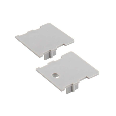 Kit que incluye las tapas de cierre derecha e izquierda del perfil led FOOT.